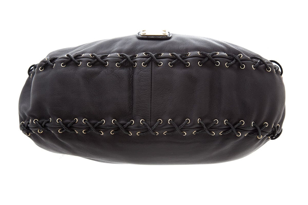 Jimmy Choo Black Leather Handbag
