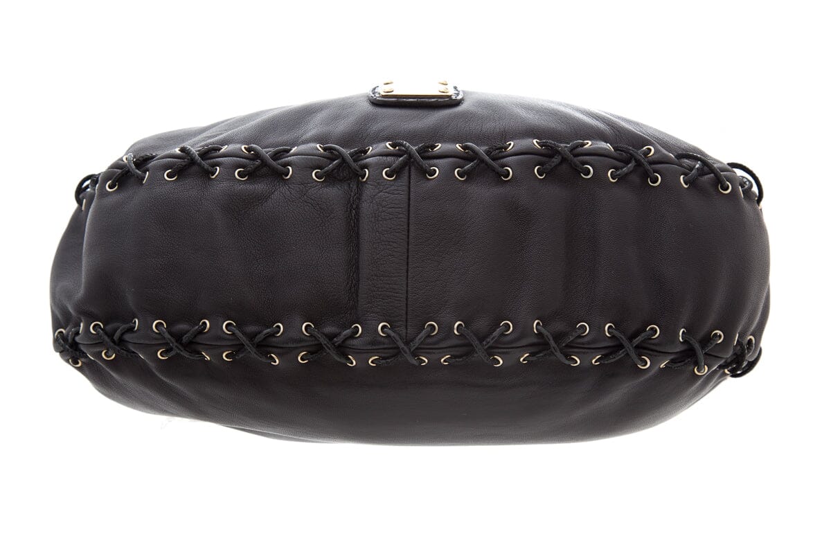 Jimmy Choo Black Leather Handbag