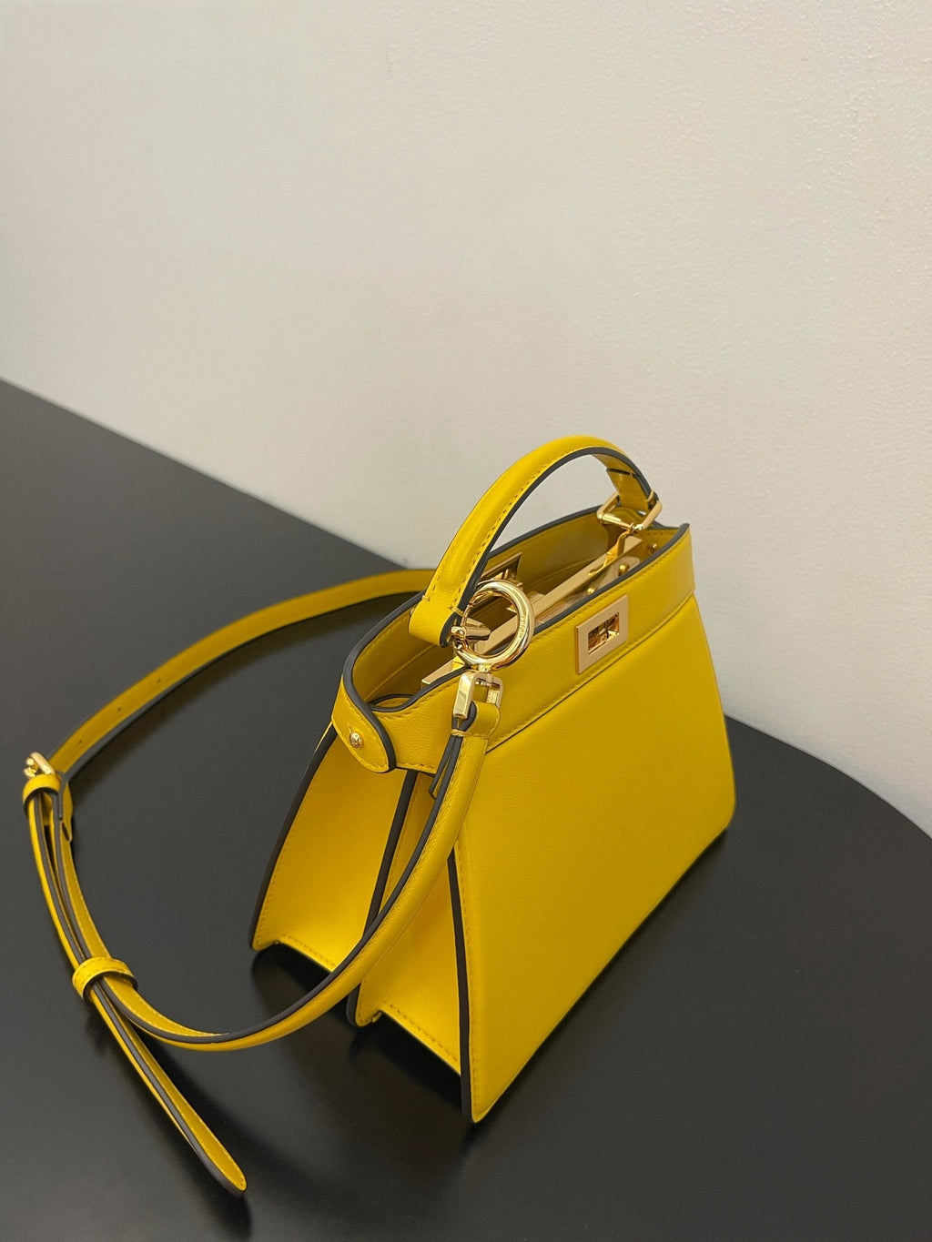FI GlamI ISeeU Petite Yellow Small Bag For Woman 20cm/8in