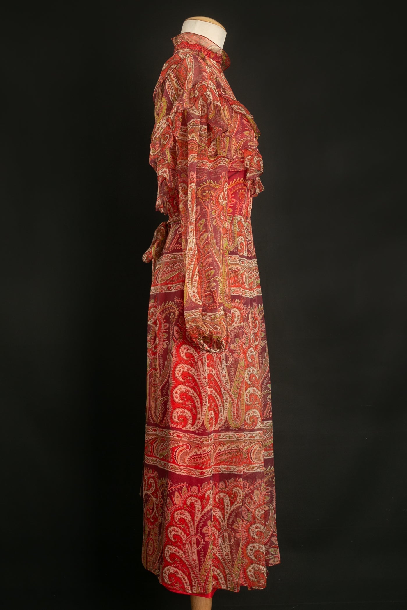 Robe en mousseline imprimÃƒÆ’Ã‚Â©e Thea Porter