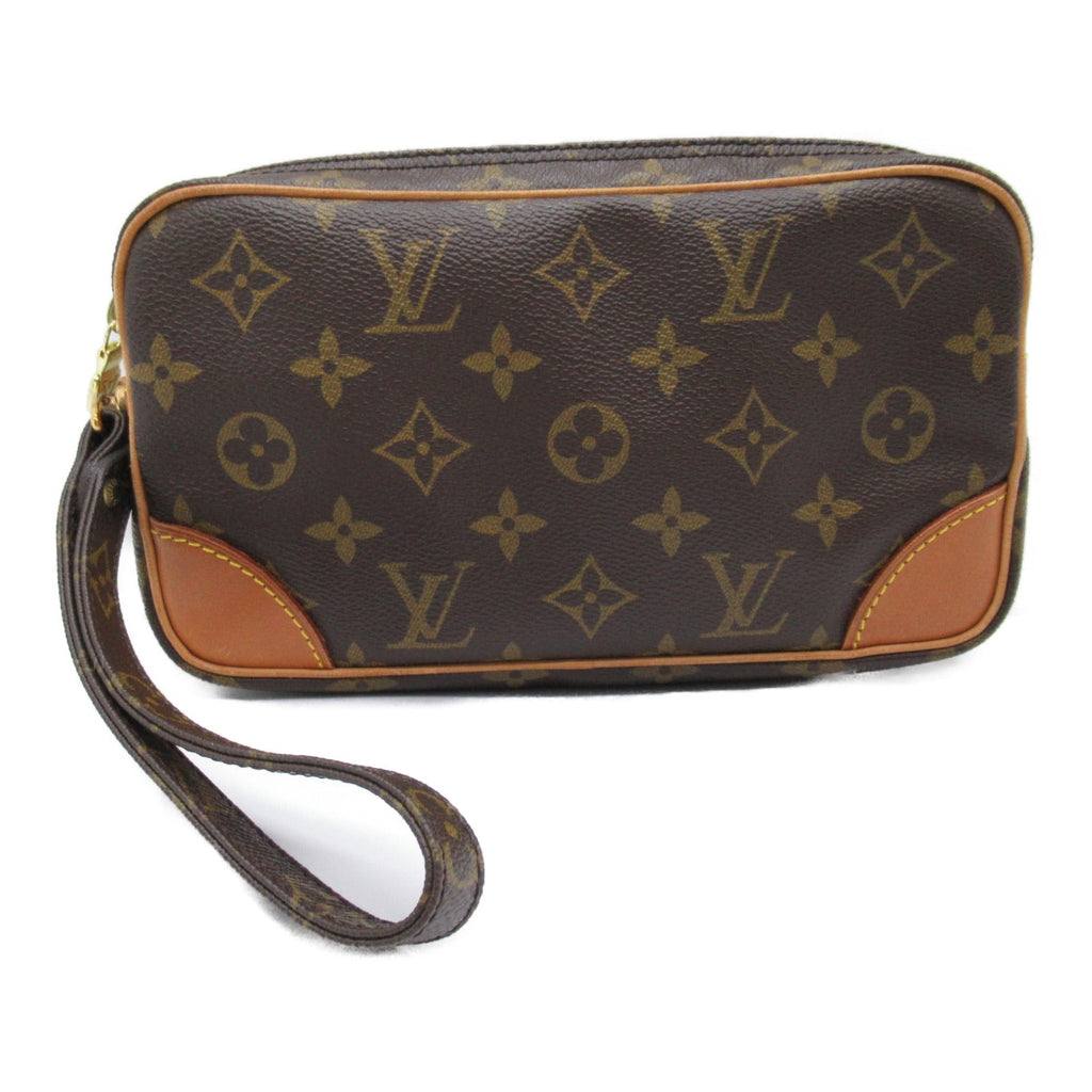Louis Vuitton Louis Vuitton Marly Dragon PM Clutch Clutch Bag PVC Coated Canvas Monogram   Brown M51827