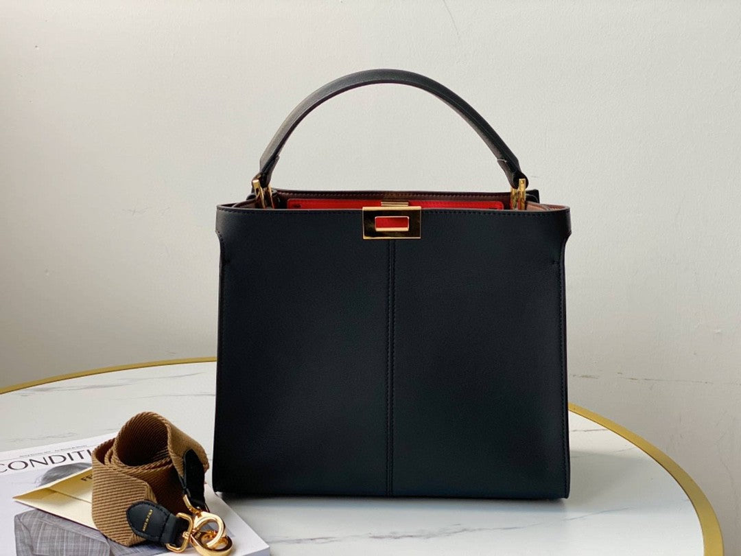FI GlamI X-Lite Tote MeGLAMIum Black Bag For Woman 30cm/12in