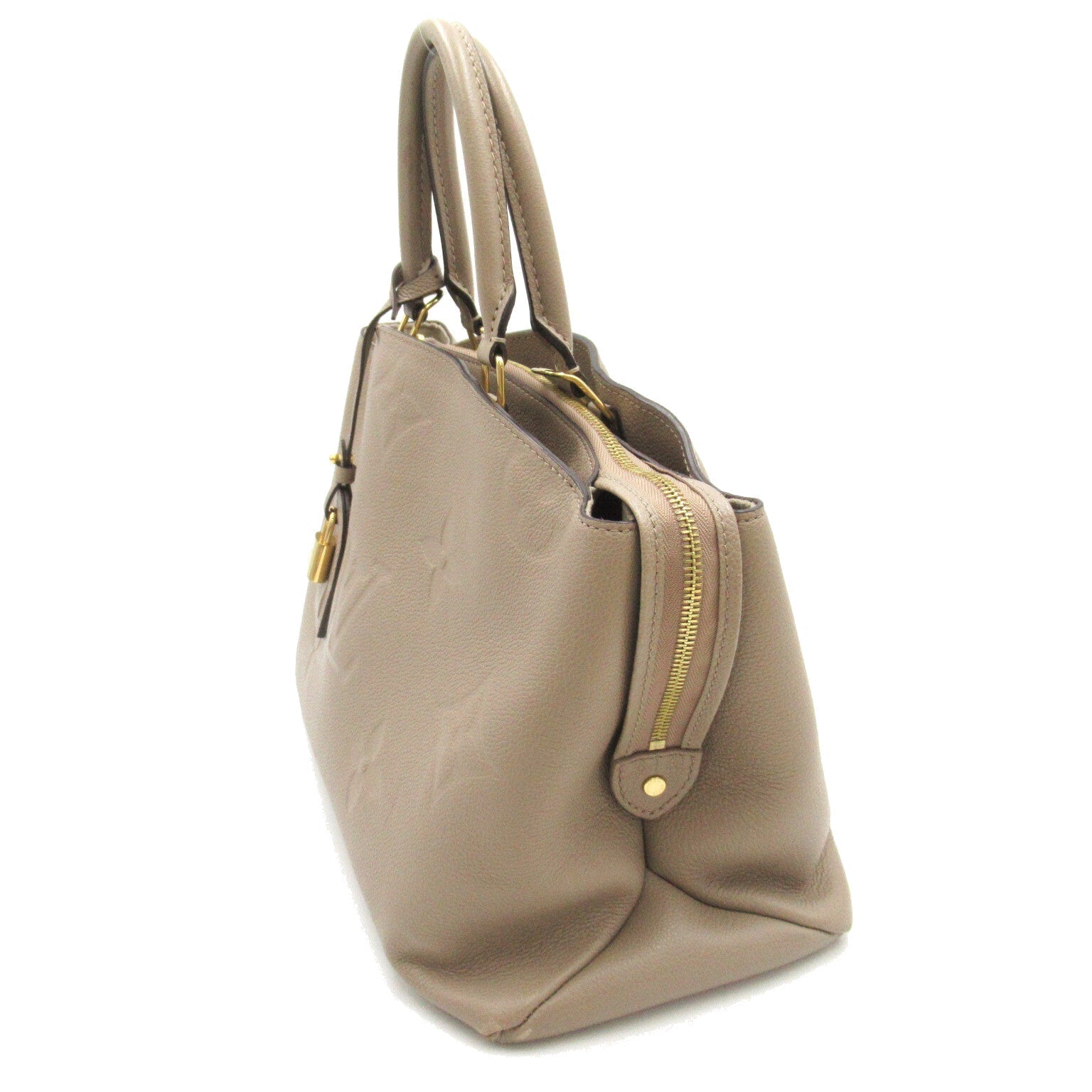 Louis Vuitton Grand Parle MM 2w Shoulder Bag Leather Monogram Emplant  Grey M45833
