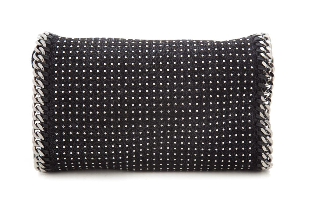 Stella McCartney Black Shaggy Deer Studded Handbag