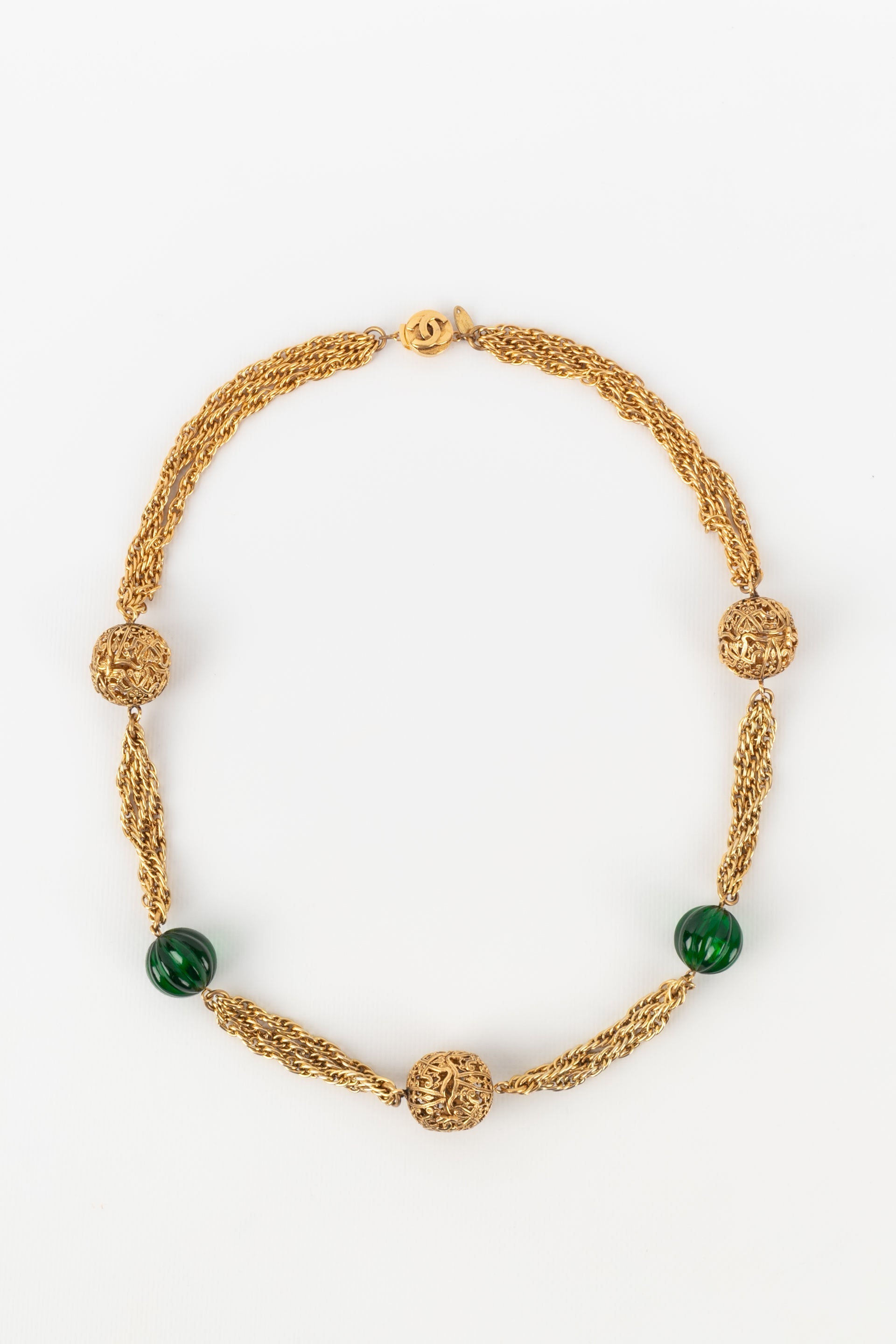 Collier dorÃƒÆ’Ã‚Â© Chanel 1984