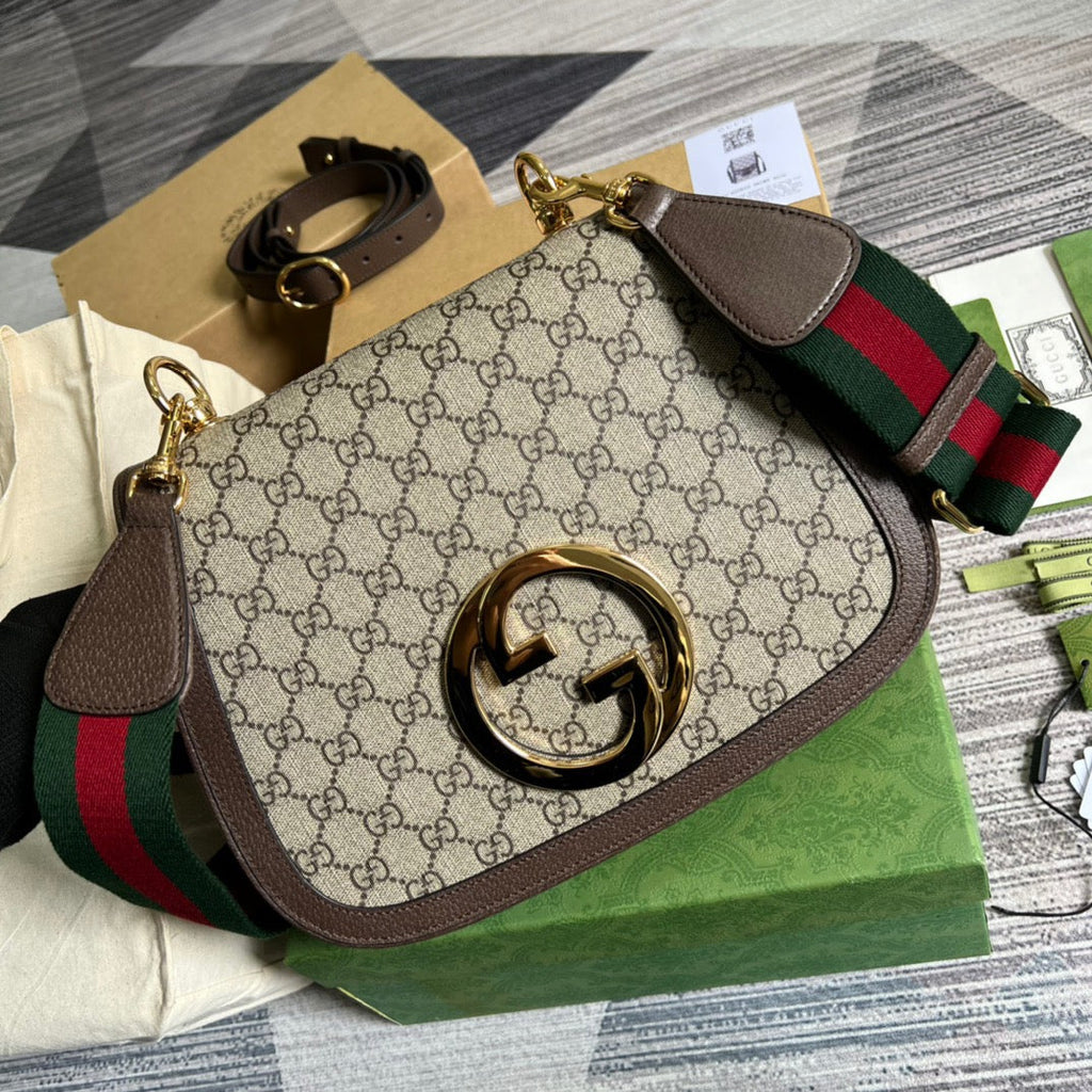 gg Blondie Medium Shoulder Bag Beige For Women, Women’s Bags 11.4in/29cm gg ‎699210 96IWG 8745