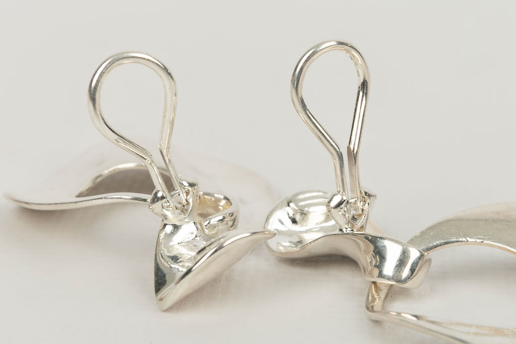 Boucles d'oreilles argentÃƒÆ’Ã‚Â©es Chanel