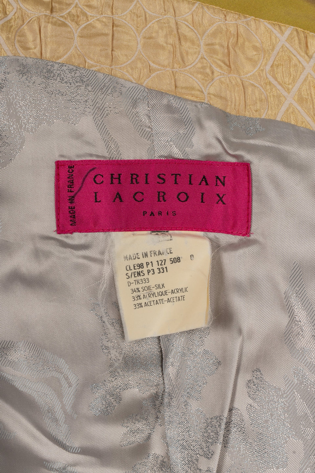 Veste Christian Lacroix EtÃƒÆ’Ã‚Â© 1998