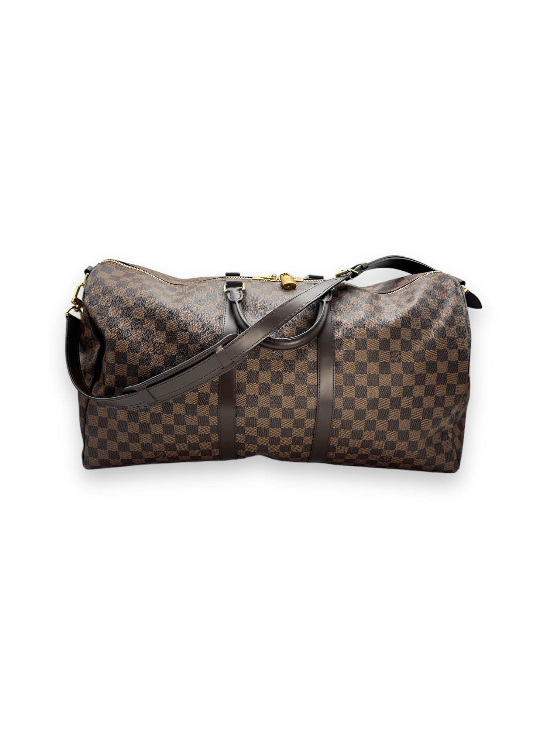 Louis Vuitton Damier Ebene Bandoulière Keepall 55
