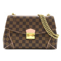 Louis Vuitton Case Clutch Shoulder Bag PVC Coated Canvas Damier  Brown/Pink N41597