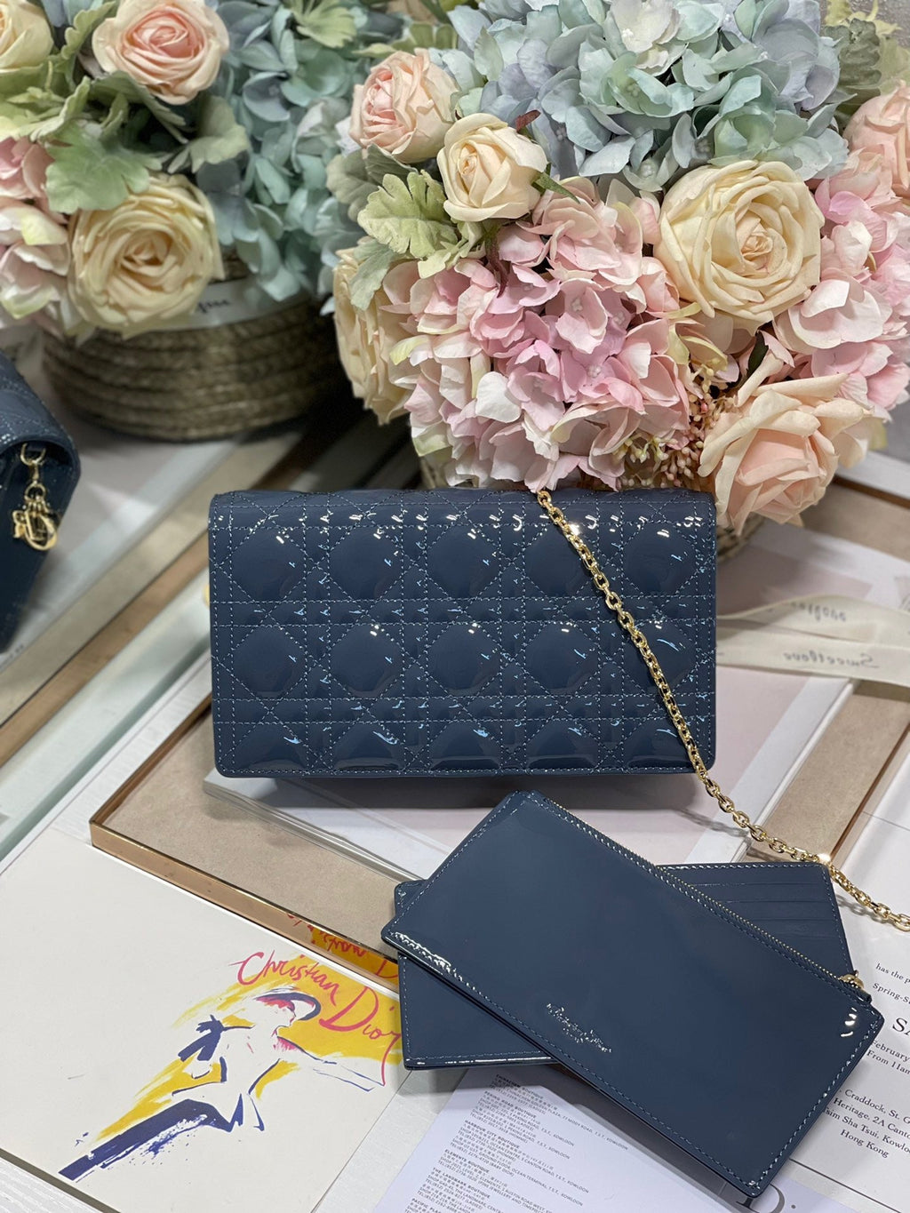GLAMI Lady Pouch Midnight Blue, For Women, WomenÃ¢â‚¬â„¢s Handbags 8.5in/21.5cm CD