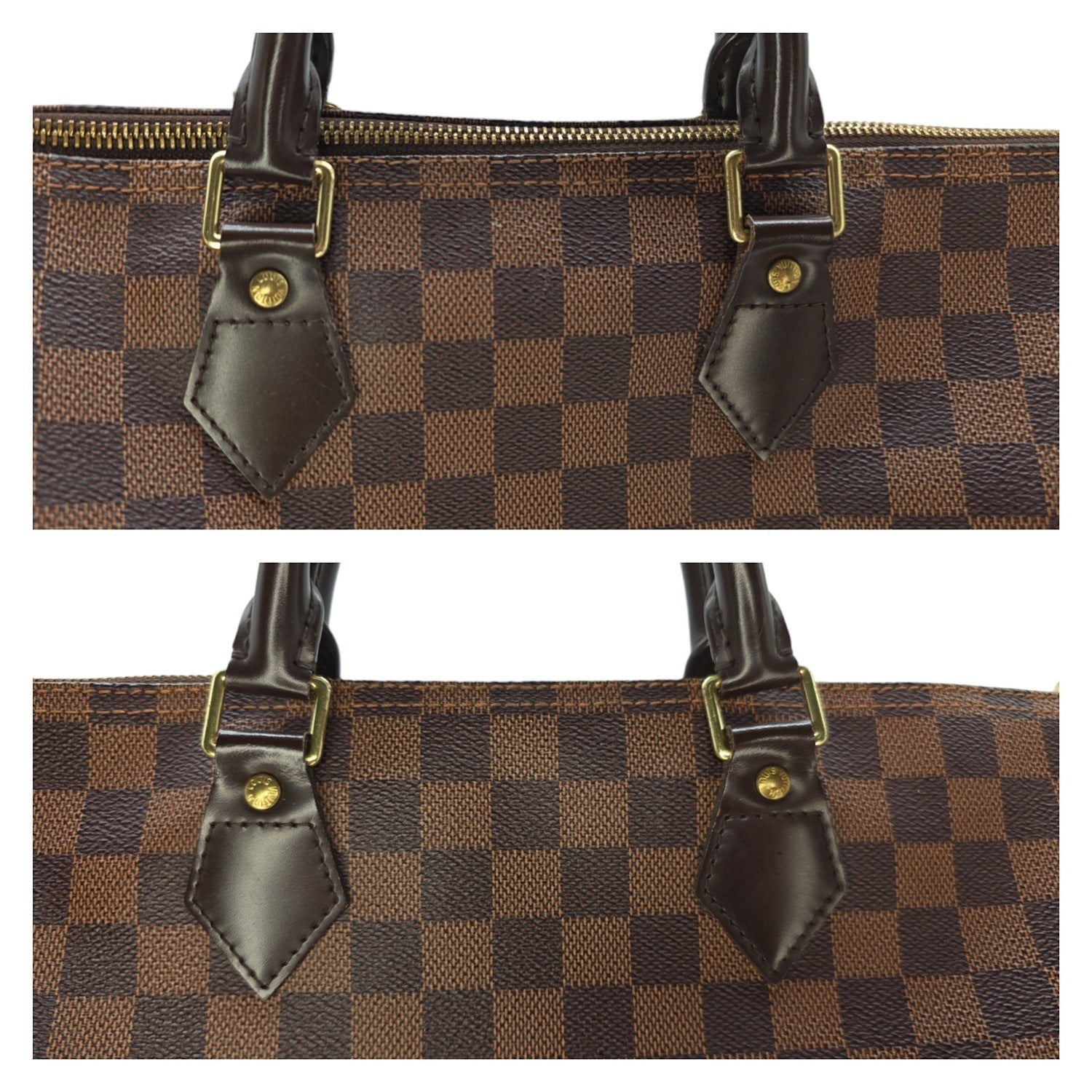 Louis Vuitton Damier Ebene Canvas Speedy 35