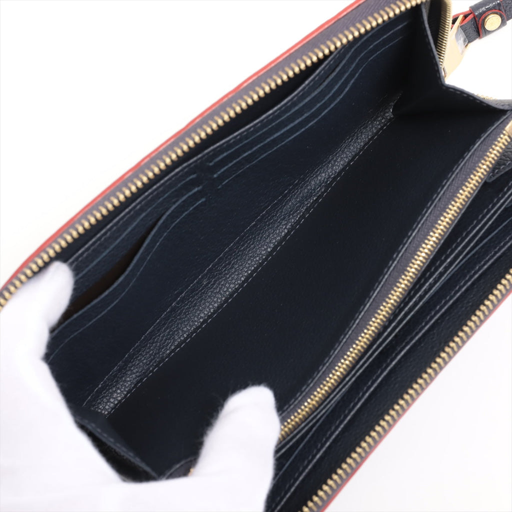Louis Vuitton Implant  Wallet M62121 Marine Round Zip Wallet
