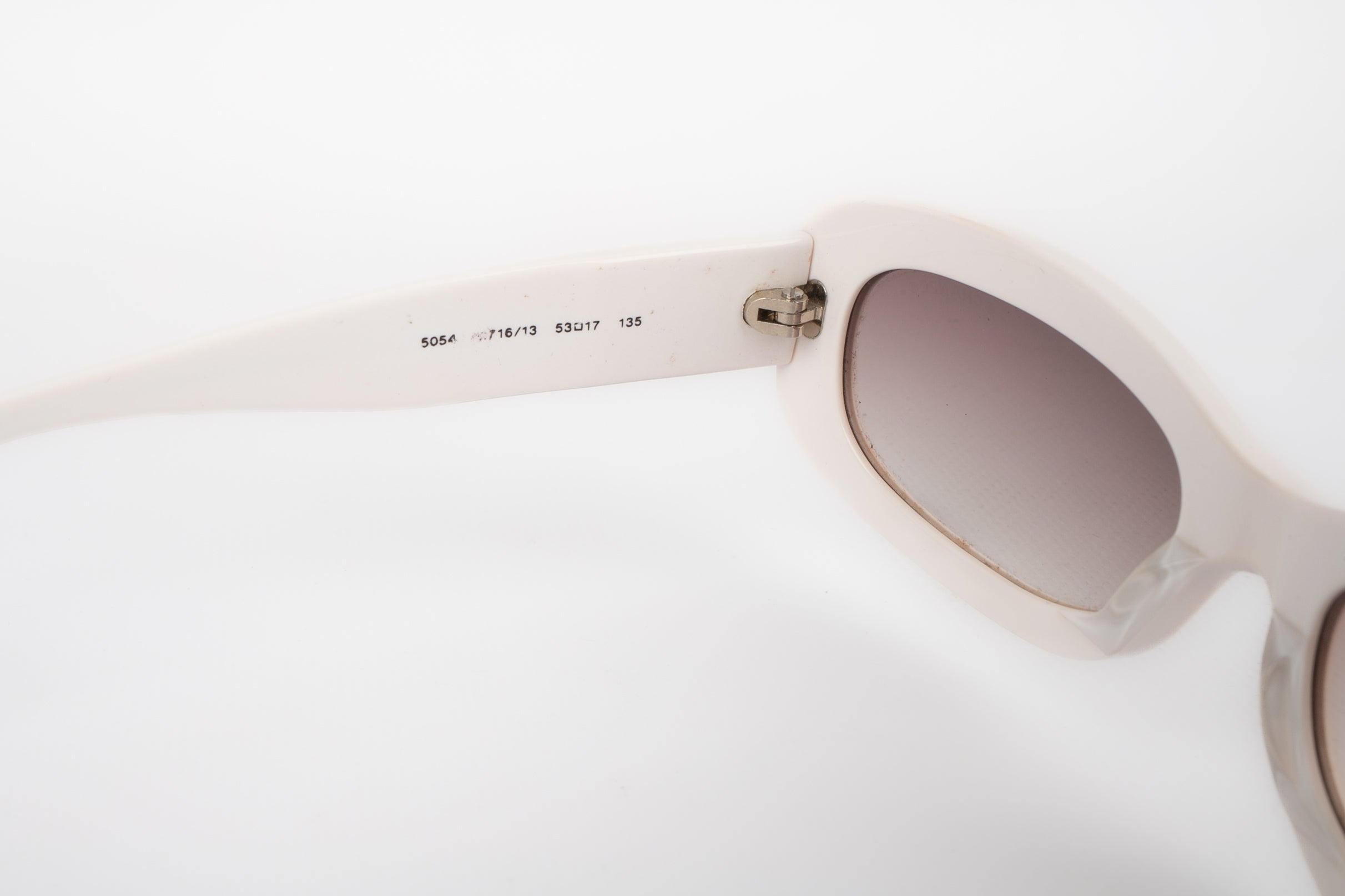 Lunettes de soleil blanches Chanel
