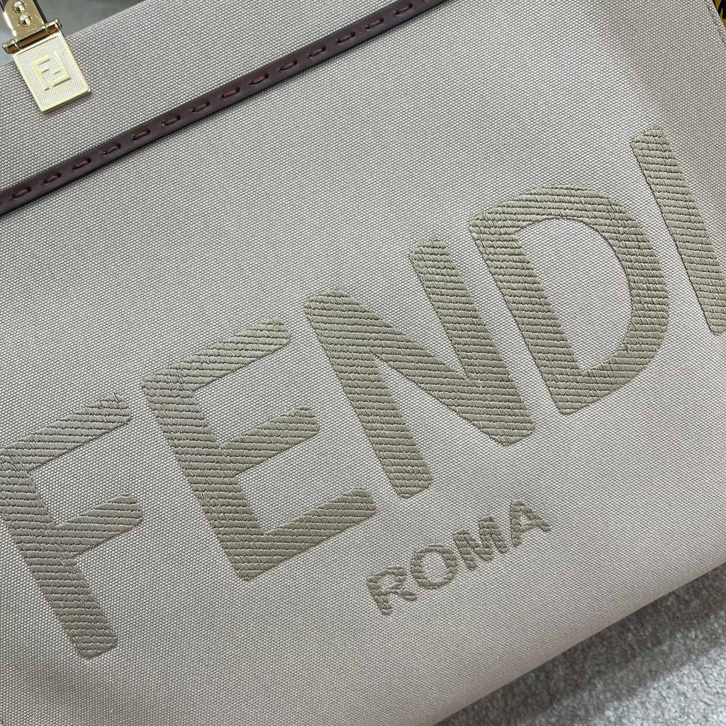 FI Tote Bag Grey For Women, Wonmen’s Bags 13.8in/35cm FF 8BH386AGLAMILF1BZC