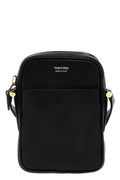 Tom Ford Men Logo Leather Shoulder Strap