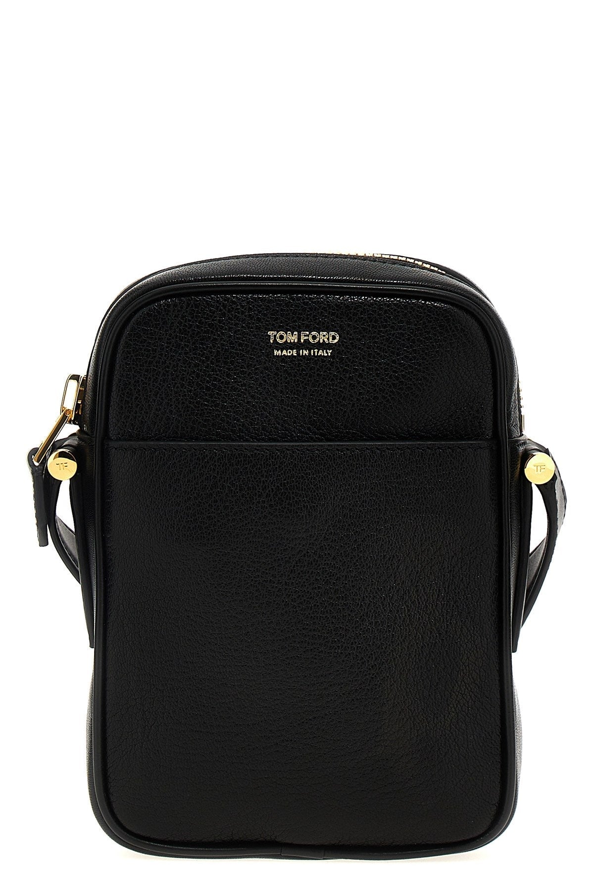 Tom Ford Men Logo Leather Shoulder Strap