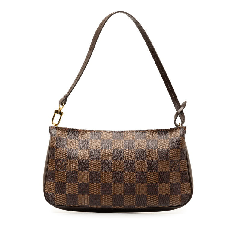 Louis Vuitton Damier Poschet Accessory Handbag Accessory Pochette N41206 Brown PVC Leather  Louis Vuitton