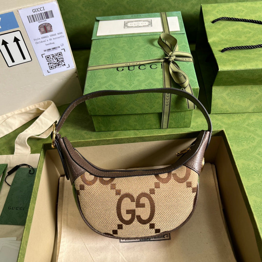 gg Ophidia Jumbo gg Mini Bag Brown For Women, Women’s Bags 7.9in/20cm gg ‎‎658551 UKMDG 2570