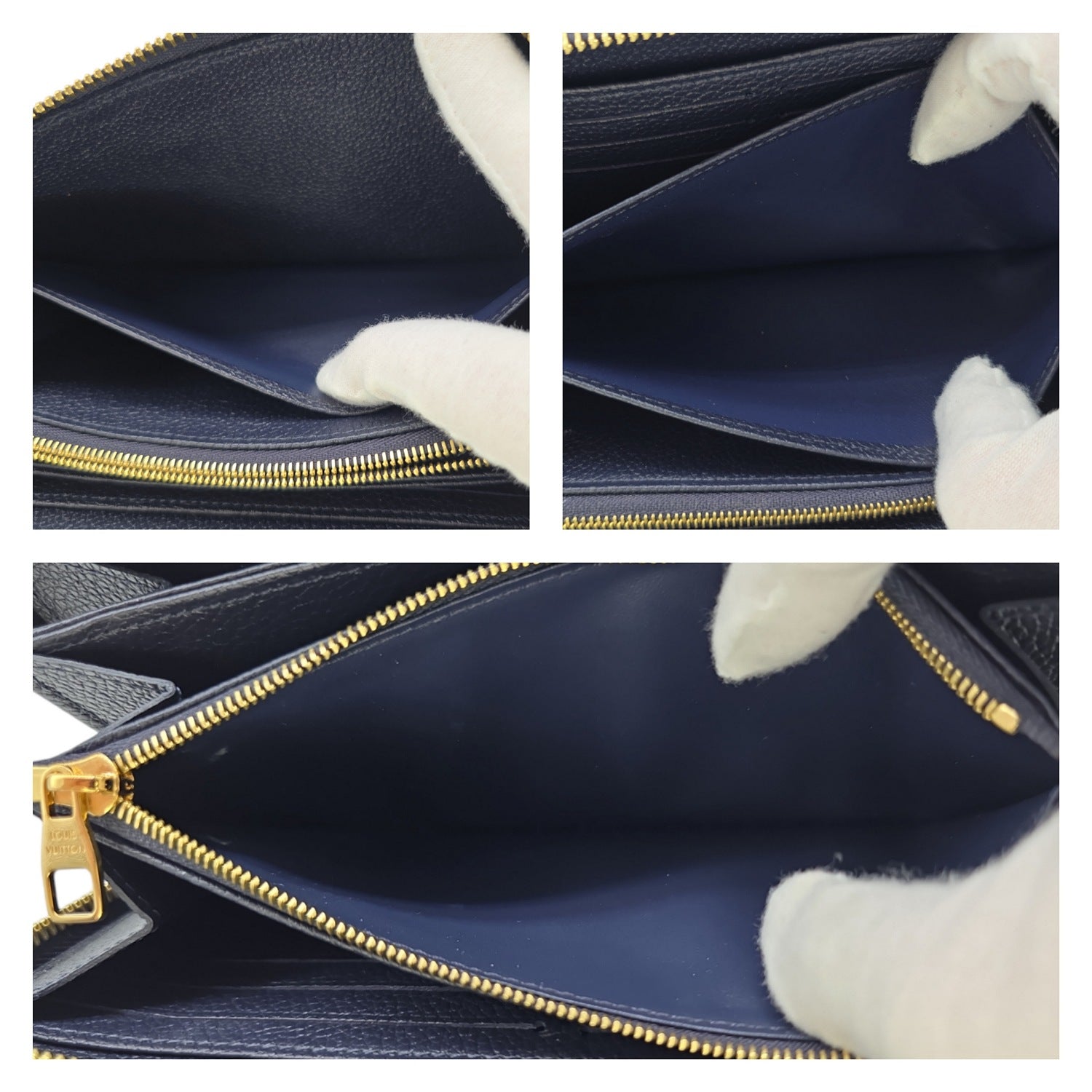 Louis Vuitton Monogram Empreinte Leather Zippy Wallet