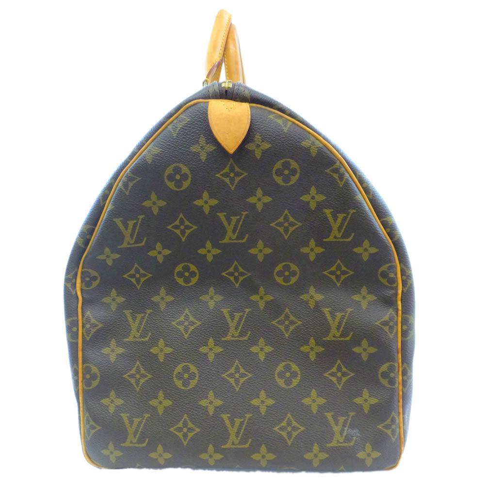Louis Vuitton Keiphorus 55 Boston Bag Monogram Brown G  Leather Canvas Cadena Travel Bag