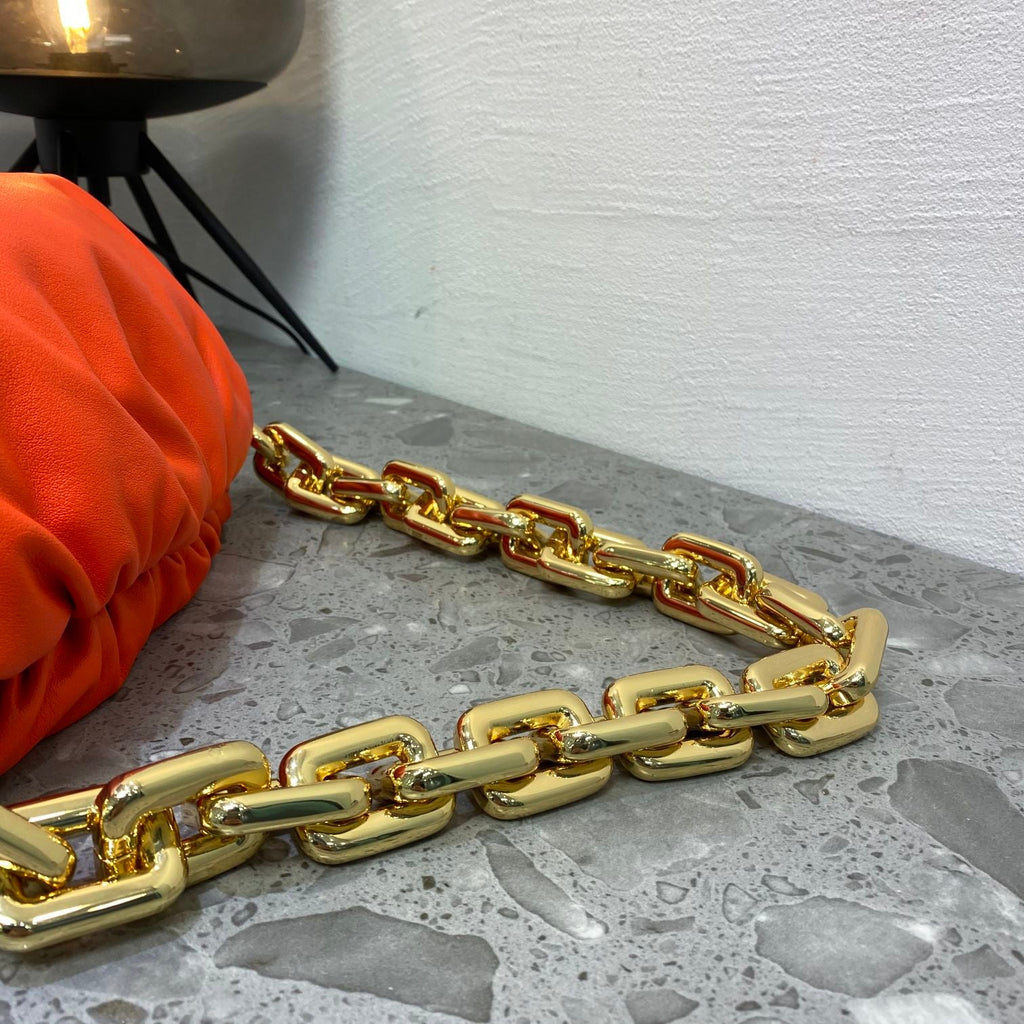 GLAMI Chain Pouch Orange, For Women, WomenÃƒÂ¢Ã¢â€šÂ¬Ã¢â€žÂ¢s Bags 12.2in/31cm