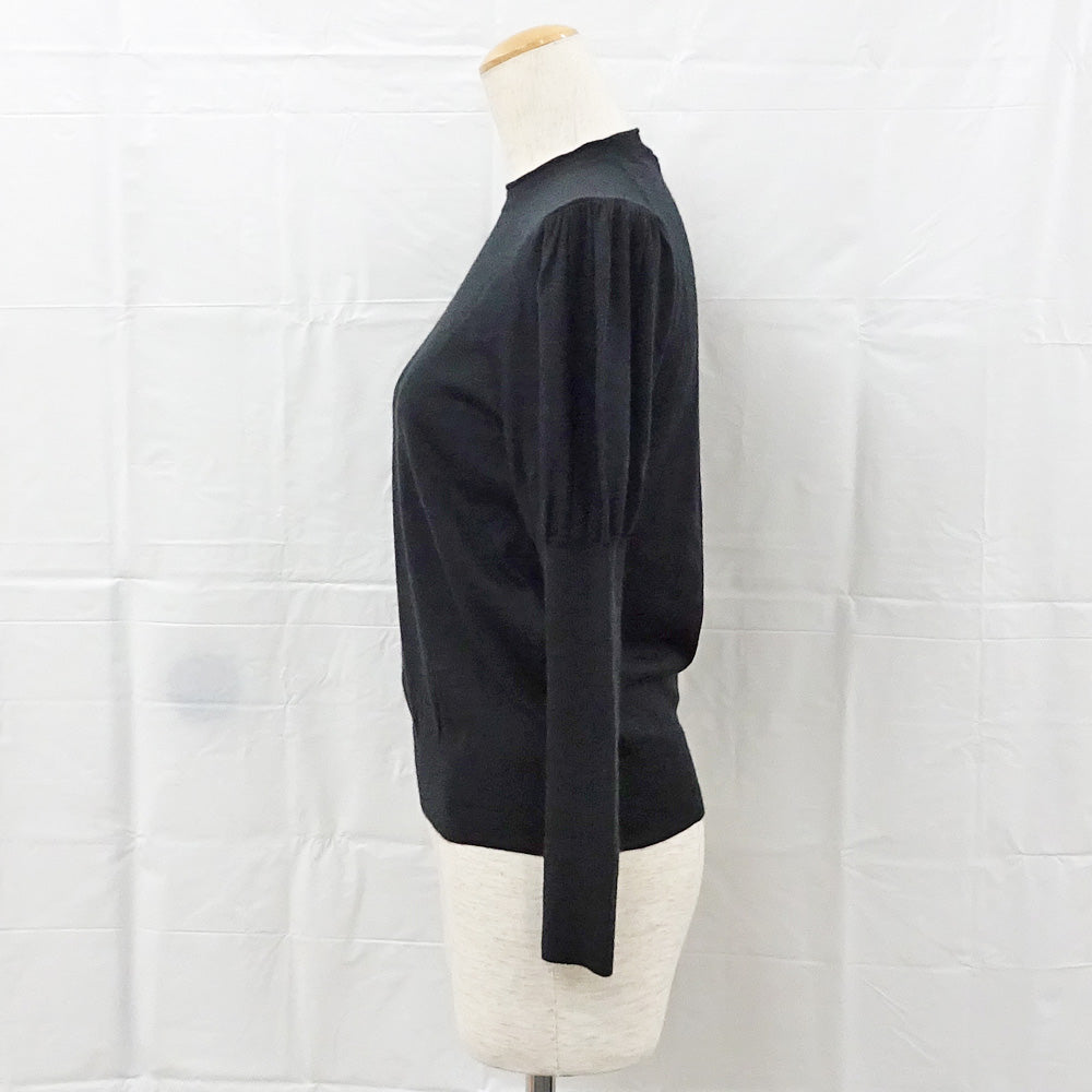 Louis Vuitton RW172W Black S Wool Cashmere Italian Made  Apparel Women's Clothes
