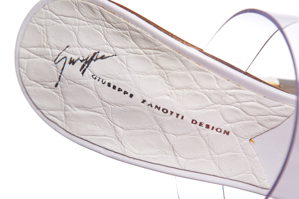 Giuseppe Zanotti White Heels SZ 5.5
