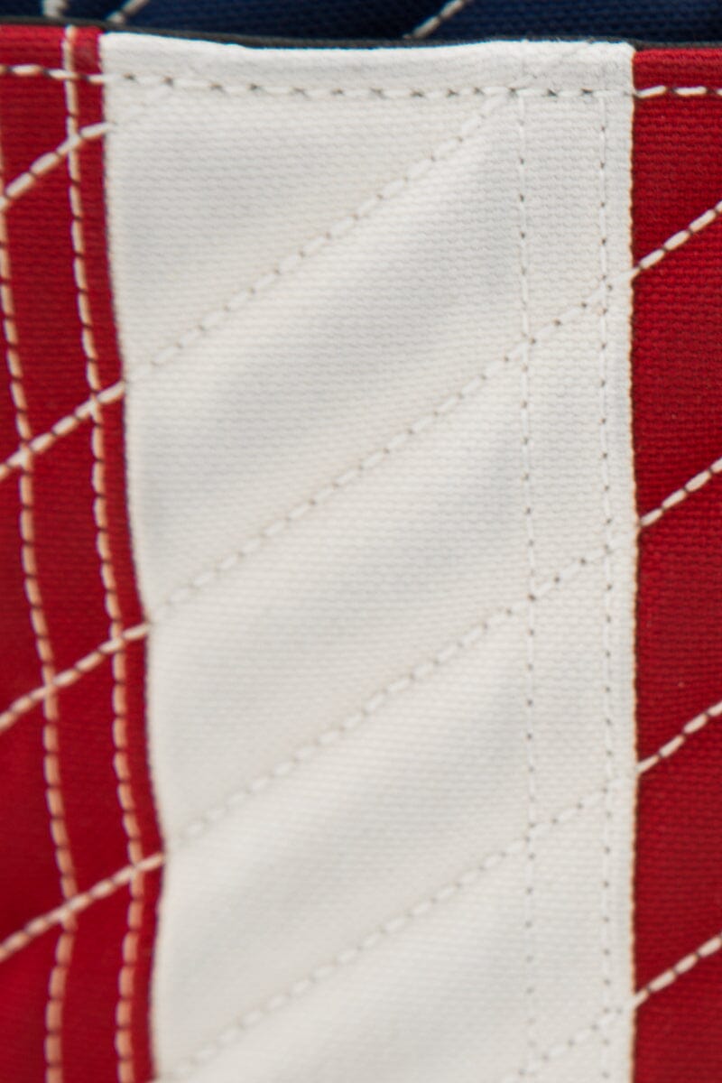 Saint Laurent Red White & Blue Canvas Lou Lou Handbag
