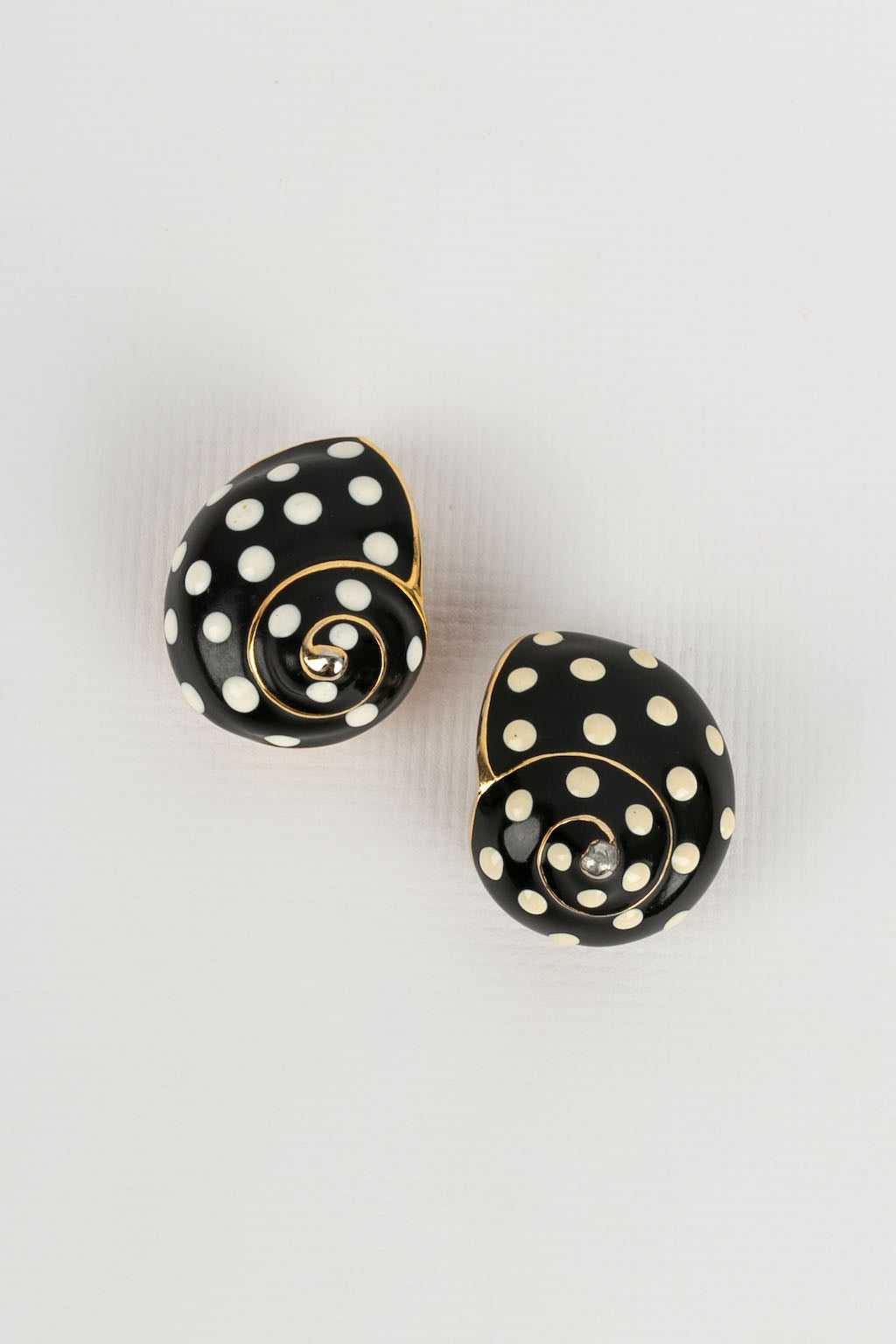 Boucles d'oreilles escargots Kenneth Lane