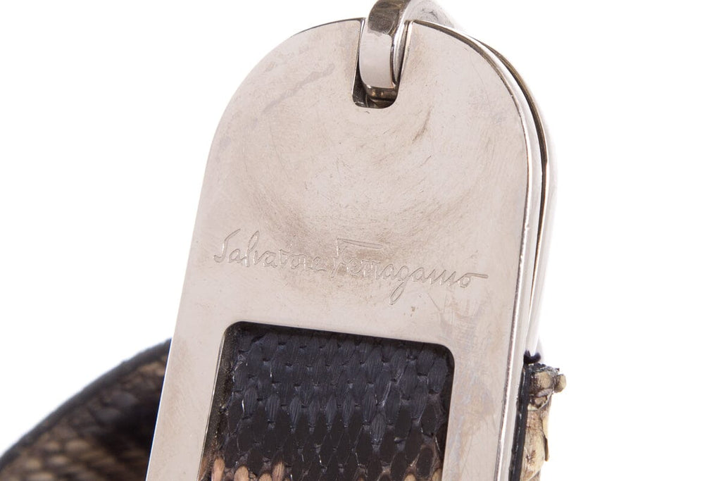 Salvatore Ferragamo Snakeskin Shoulder Bag