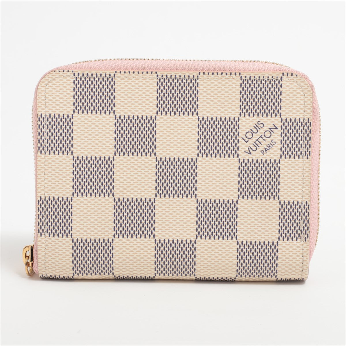 Louis Vuitton Damierazur Zippyr Coin Impact N60229 Rose Valerie Coin Case