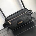 gg Off The Grid Belt Bag Black gg ECONYL® For Men  9.5in/24cm gg 631341 H9HBN 1000