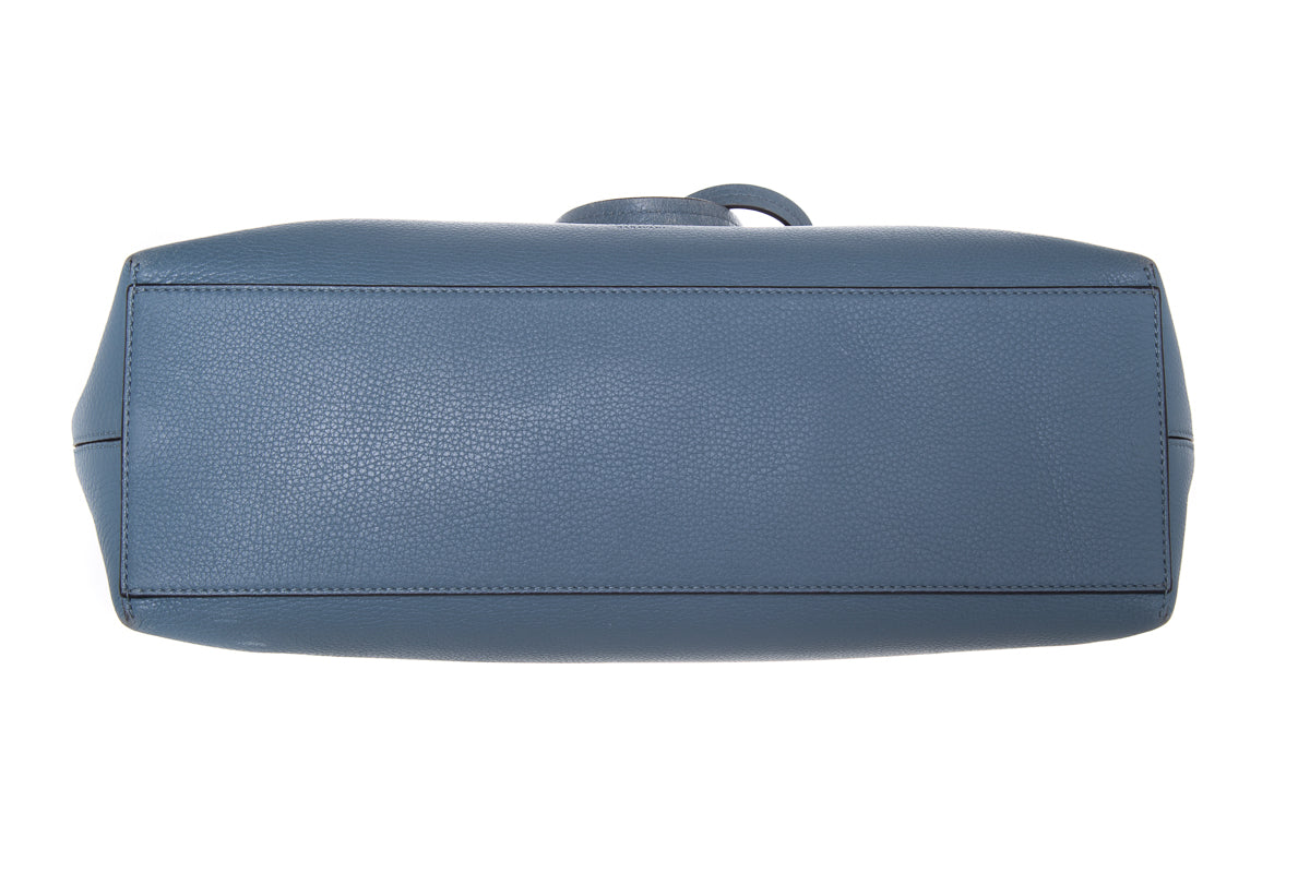 Valentino Blue Leather Tote