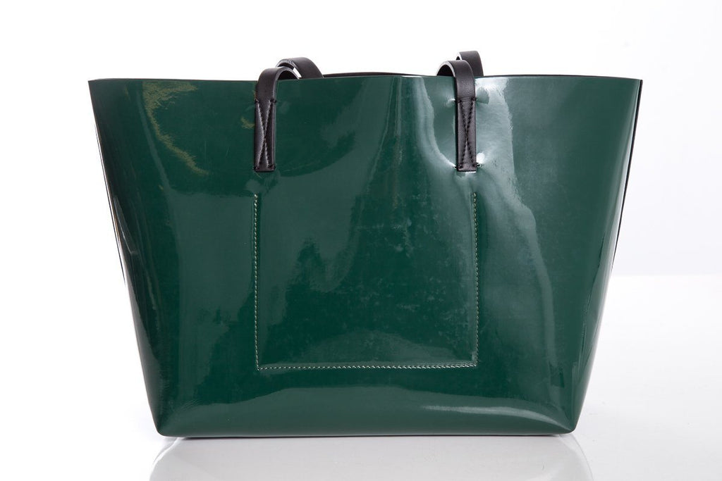 Marni Forest Green Shopping Tote