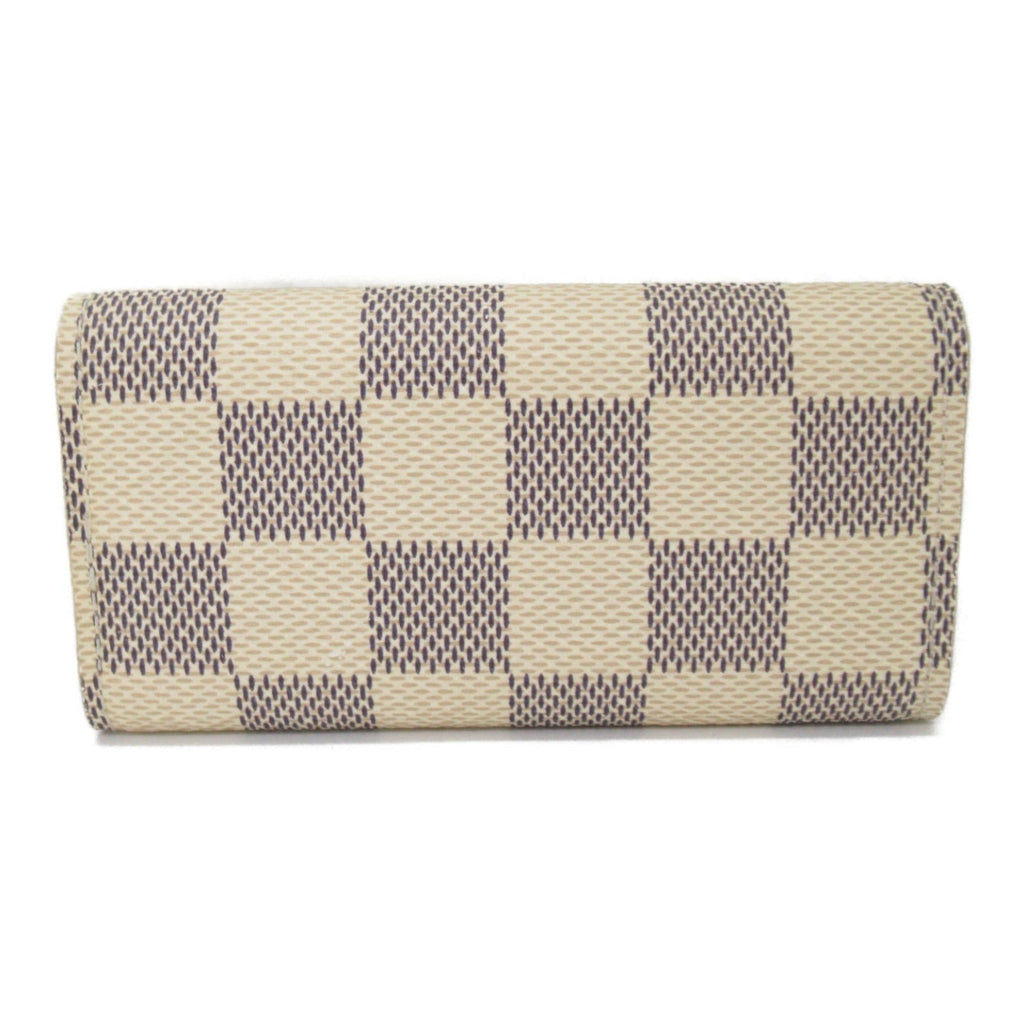 Louis Vuitton Multicle 4 4  Keycase Accessories PVC  Canvas Damier Azur   Grey N60386