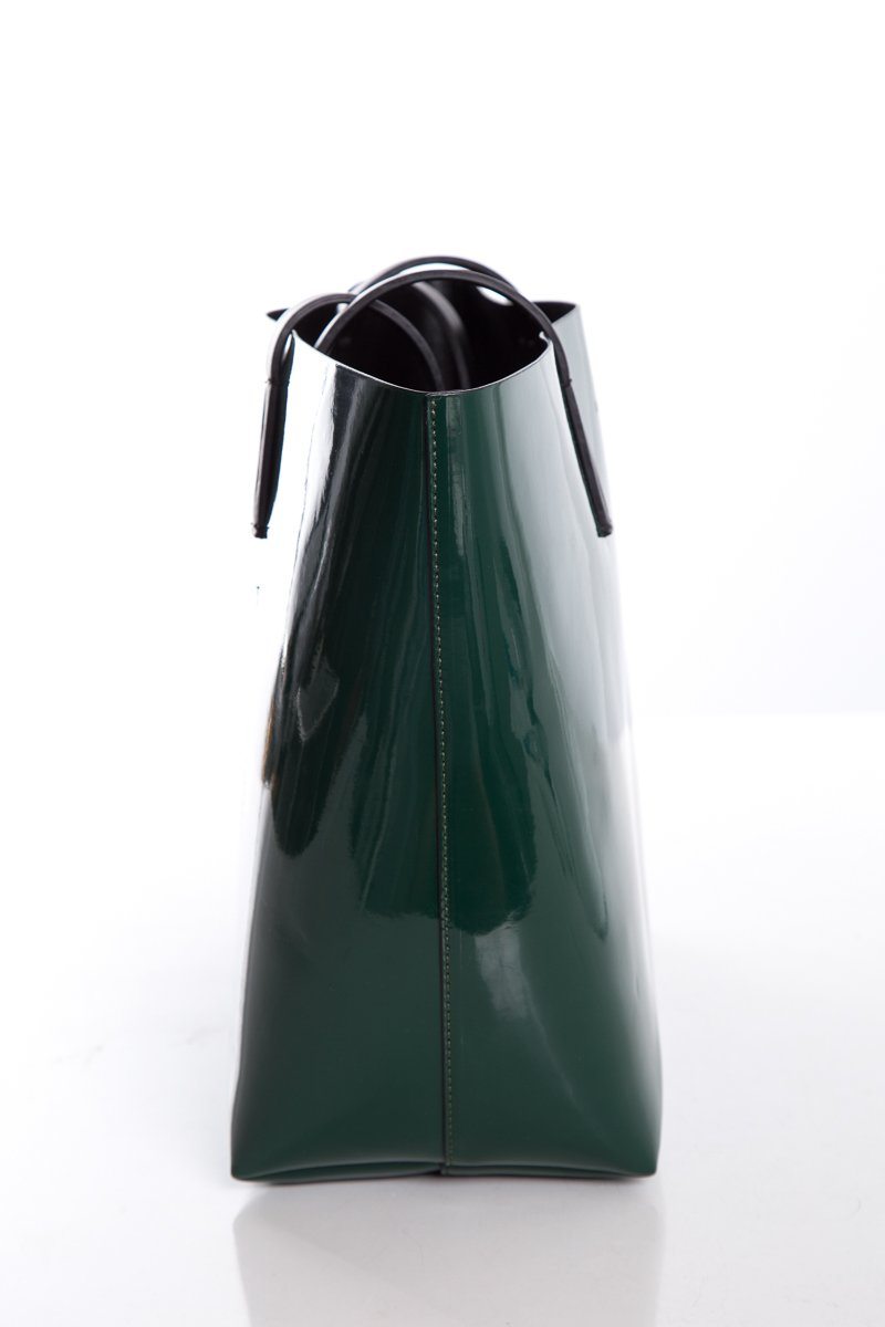 Marni Forest Green Shopping Tote