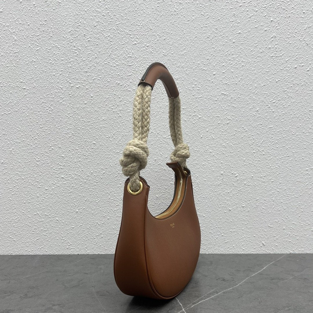 GLAMI Mirror Hobo Bag Brown For Women 9.6in/24.5cmÃƒâ€šÃ‚Â 