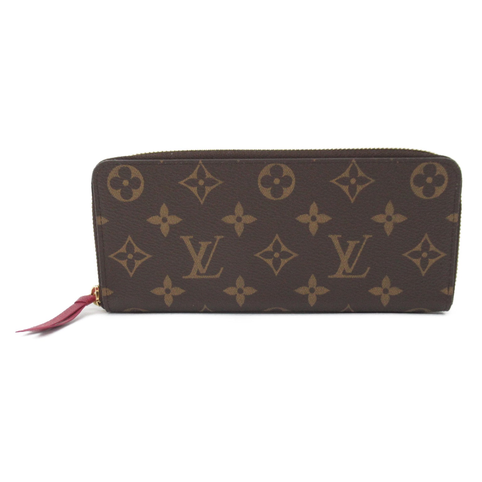 Louis Vuitton Louis Vuitton Portefolio Clemence Round Long Wallet Round Long Wallet Wallet PVC Coated Canvas Monogram   Brown M60742