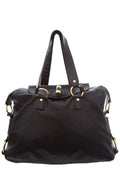 YSL Black & Gold Twist Closure Handbag