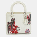 DiorLeather Medium Sequin And Embroidered Lady Dior Tote