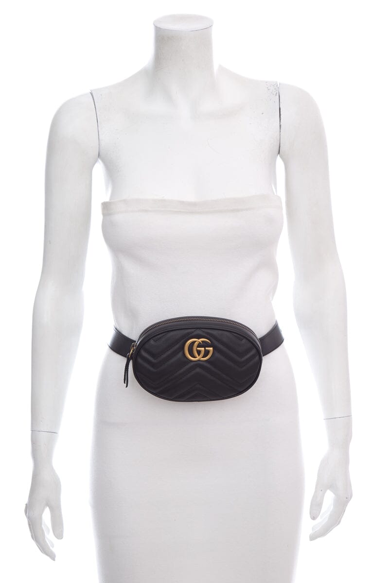 Gucci Black Small Marmont Belt Bag