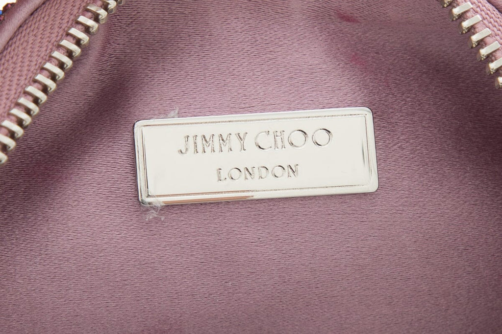 Jimmy Choo "Calle"Crystal-Embellished Clutch  Handbag