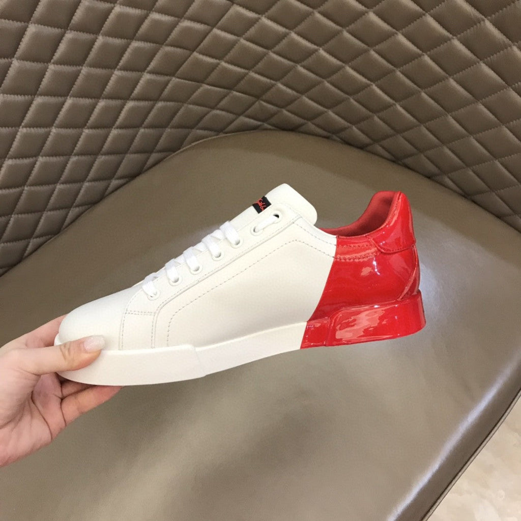DolGLAMI &amp; GaGLAMIana Portofino Sneakers White/Red For Men GLAMI Shoes