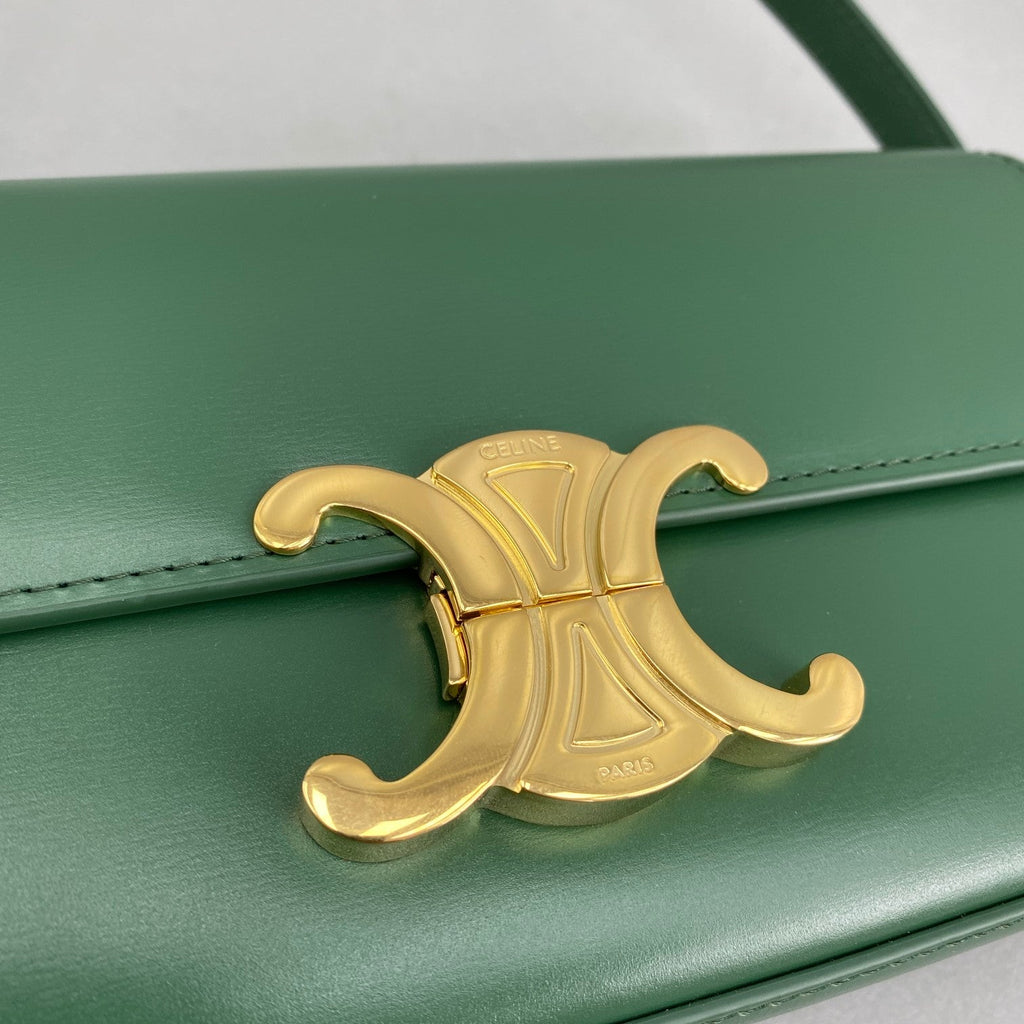 GLAMI Triomphe Shoulder Bag Green For Women 8in/20cmÃƒâ€šÃ‚Â 