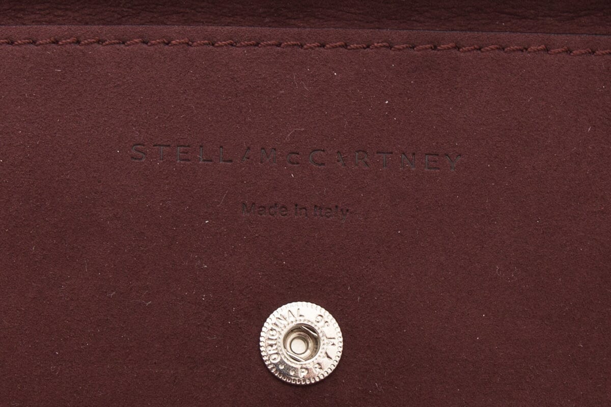 Stella McCartney White Iridescent Shaggy Deer Falabella Tote