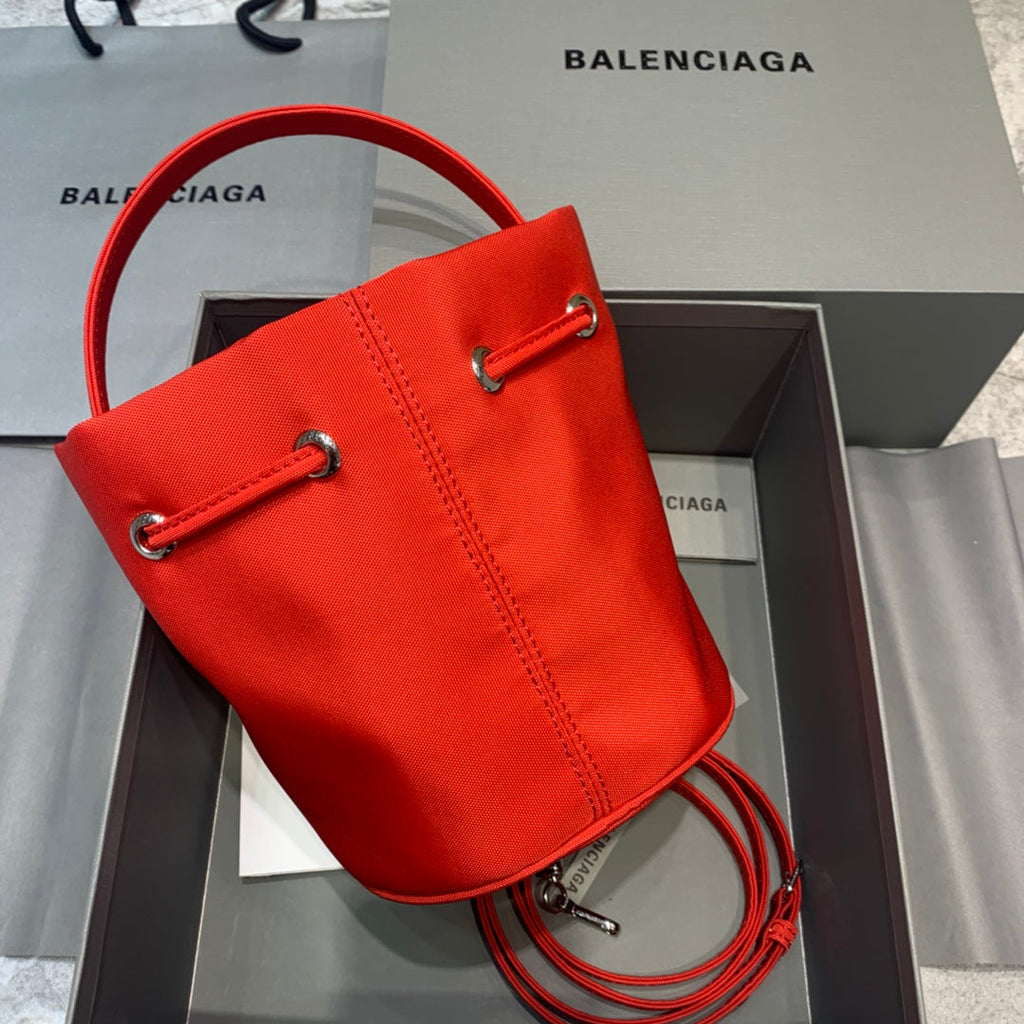 Balen Le Cagole MeGLAMIum Bucket Bag In Red, For Women,  Bags 11.8in/30cm