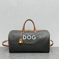 GLAMI Large Voyage Bag In Triomphe Canvas With Dog Print Tan For Women 20in/50cmÃƒâ€šÃ‚Â 
