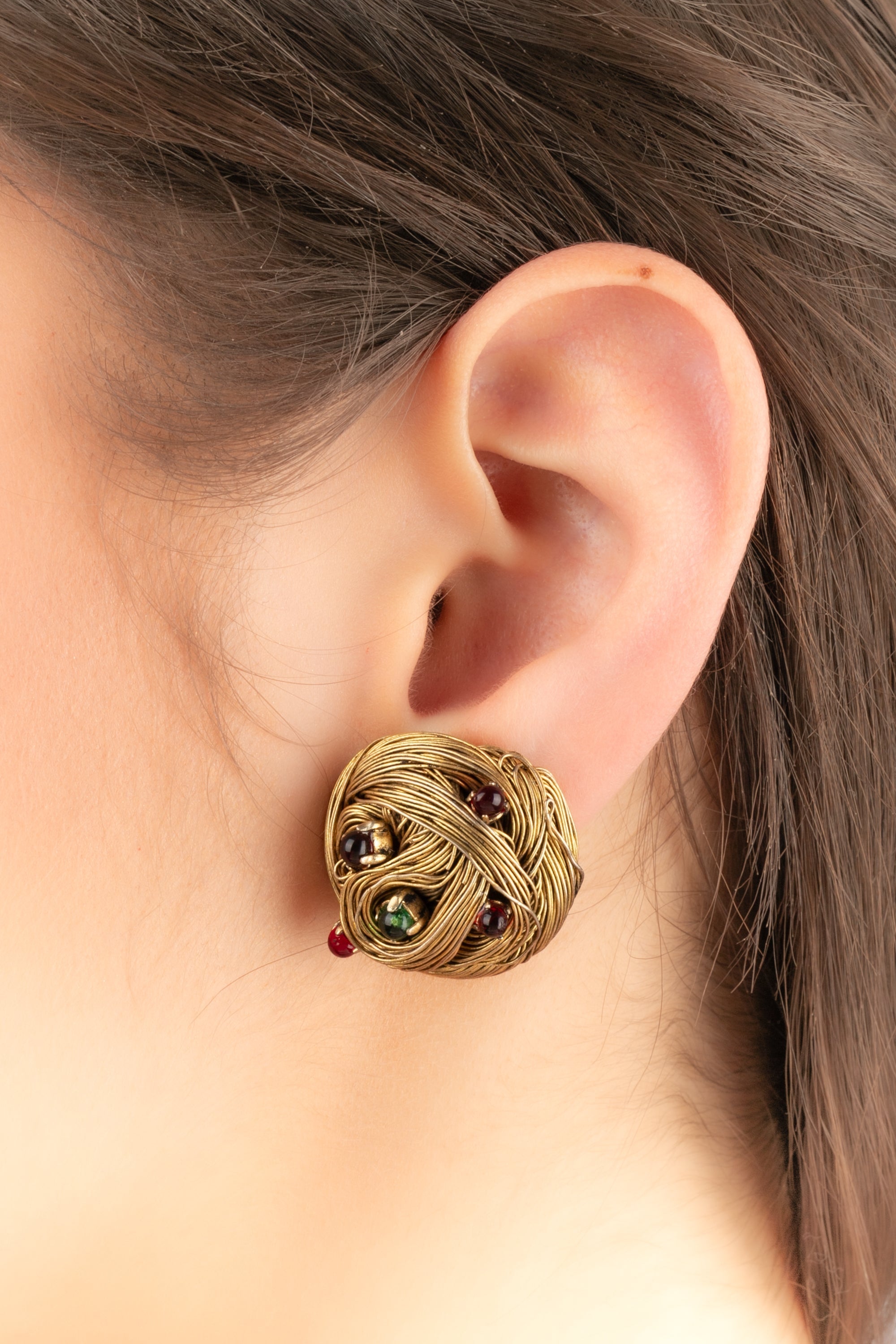 Boucles d'oreilles Chanel Haute Couture