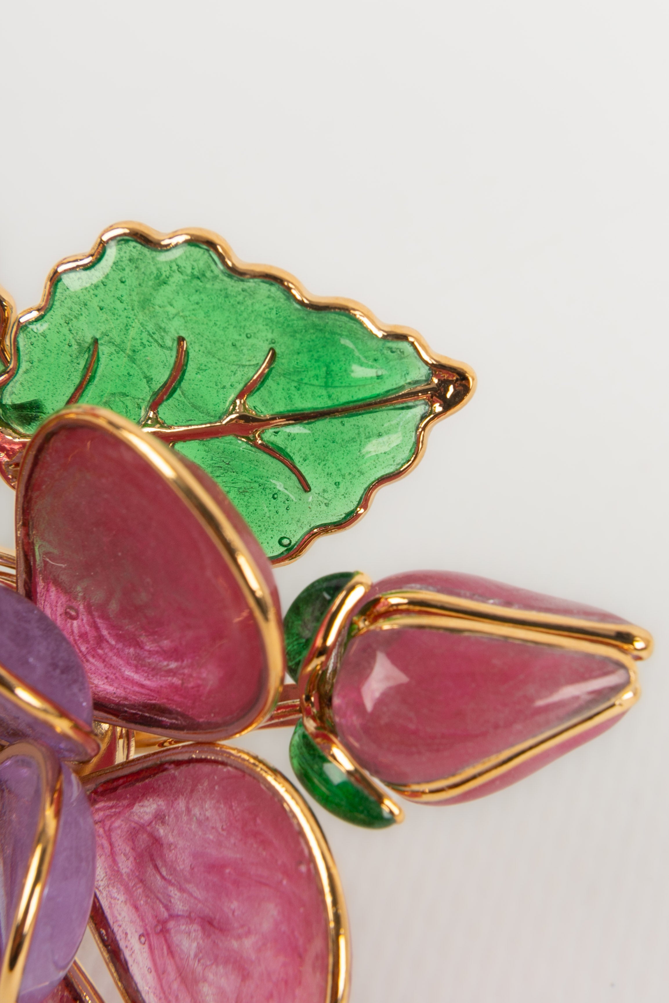 Broche / Pendentif en pÃƒÆ’Ã‚Â¢te de verre Augustine